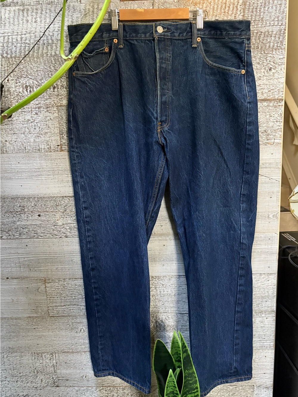 Levi's | Classic 501 Medium-Wash Button-Fly Straight-Leg Jeans - Men's 37x28